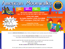 Tablet Screenshot of americanmoonwalkswichita.com